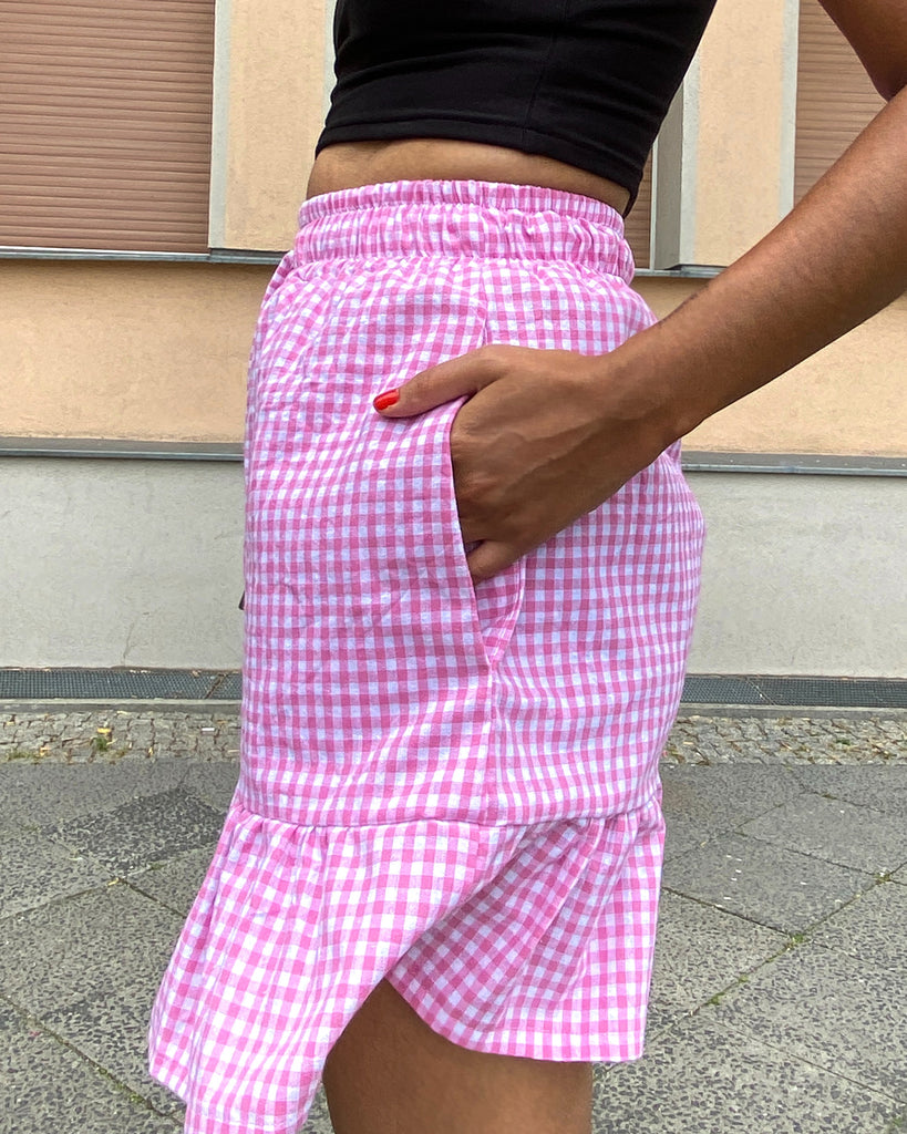 Rani Skirt PDF Sewing Pattern Easy Elastic Summer Maxi Skirt Drawstring Waist Side Leg Slits