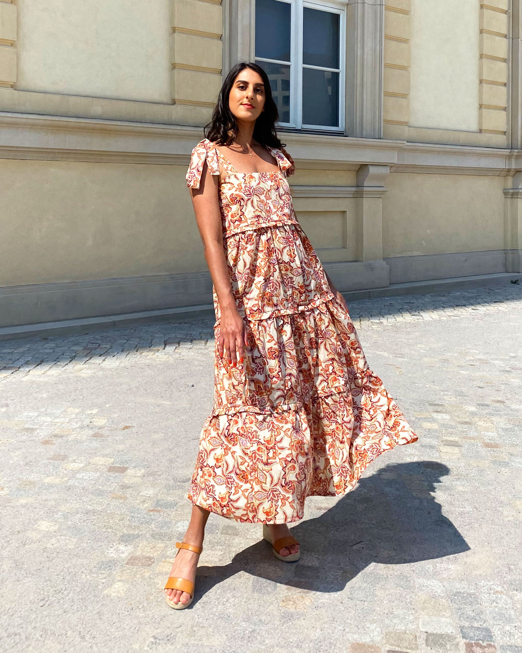Raman Dress PDF Sewing Pattern | Summer Cotton Ruffle Dress Maxi Tiered Skirt Tammy Handmade Raman Dress PDF Sewing Pattern | Summer Cotton Ruffle Dress Maxi Tiered Skirt Tammy Handmade