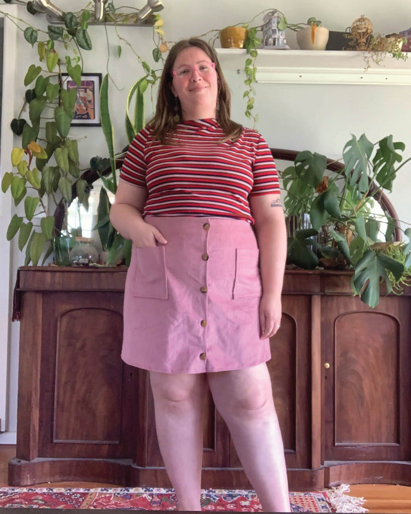 Simi Skirt PDF Sewing Pattern | Easy Button A-Line Mini Skirt – Tammy ...