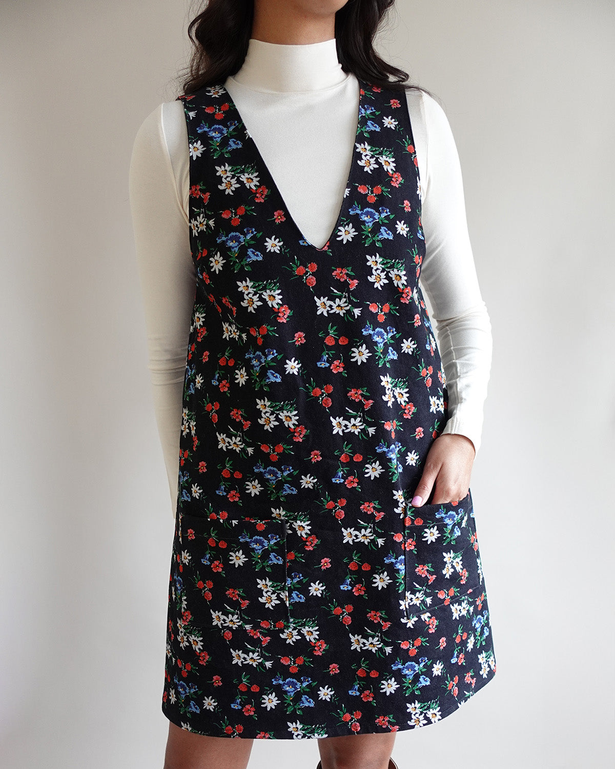 Margo Pinafore PDF Sewing Pattern | Loose Summer Dress V Neckline Tammy Handmade Margo Pinafore PDF Sewing Pattern | Loose Summer Dress V Neckline Tammy Handmade