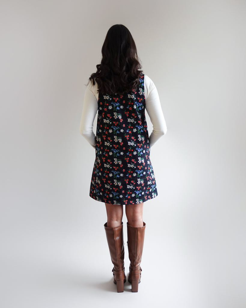 Margo Pattern Margo Pinafore PDF Sewing Pattern | Loose Summer Dress V Neckline ...